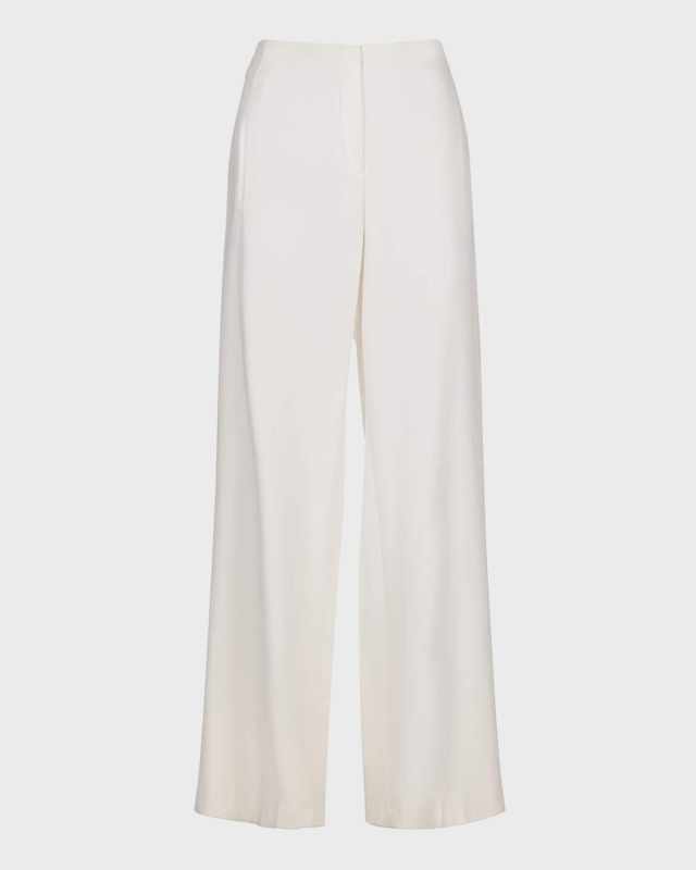 Preston High-Rise Wide-Leg Crepe Pants