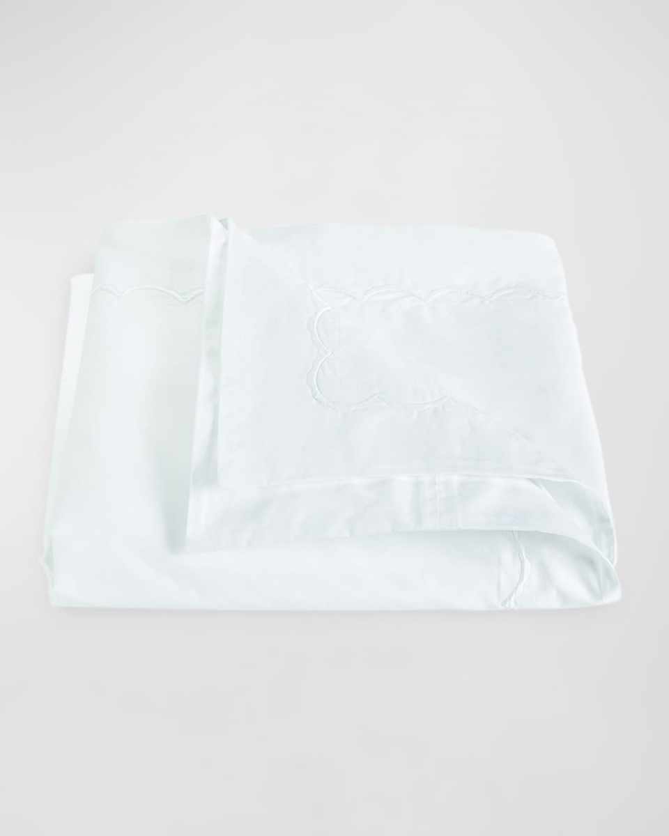 Scallops Embroidered Duvet Cover, KING