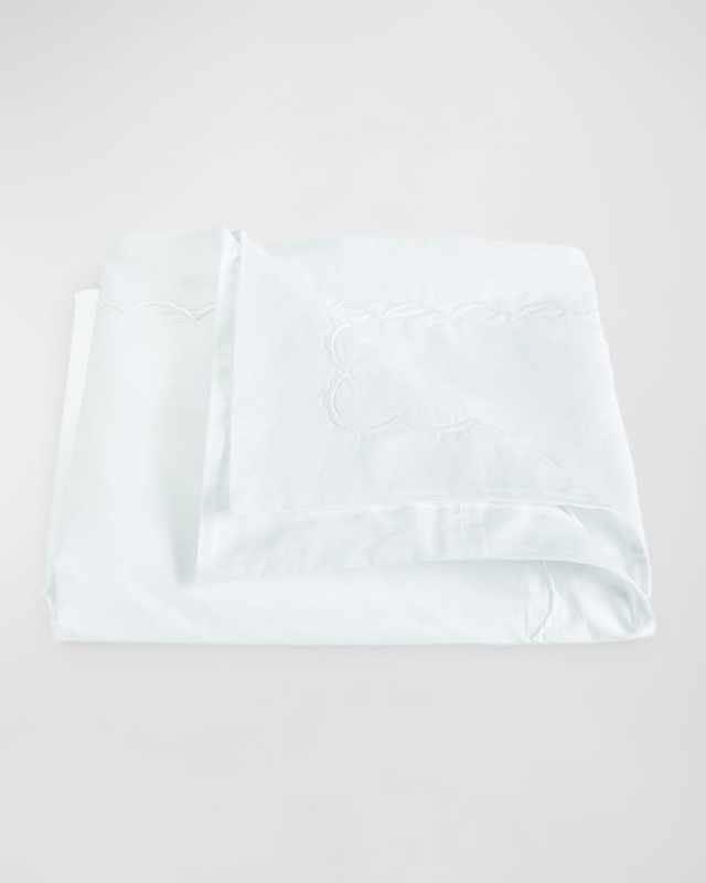 Scallops Embroidered Duvet Cover, KING