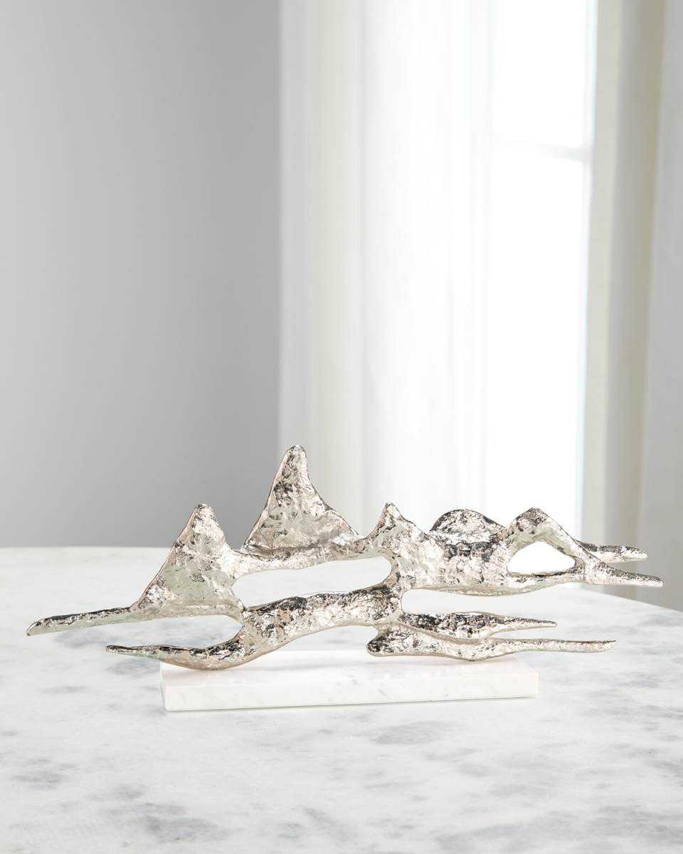 Landscape Nickle Finish Sculpture