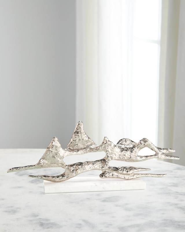 Landscape Nickle Finish Sculpture