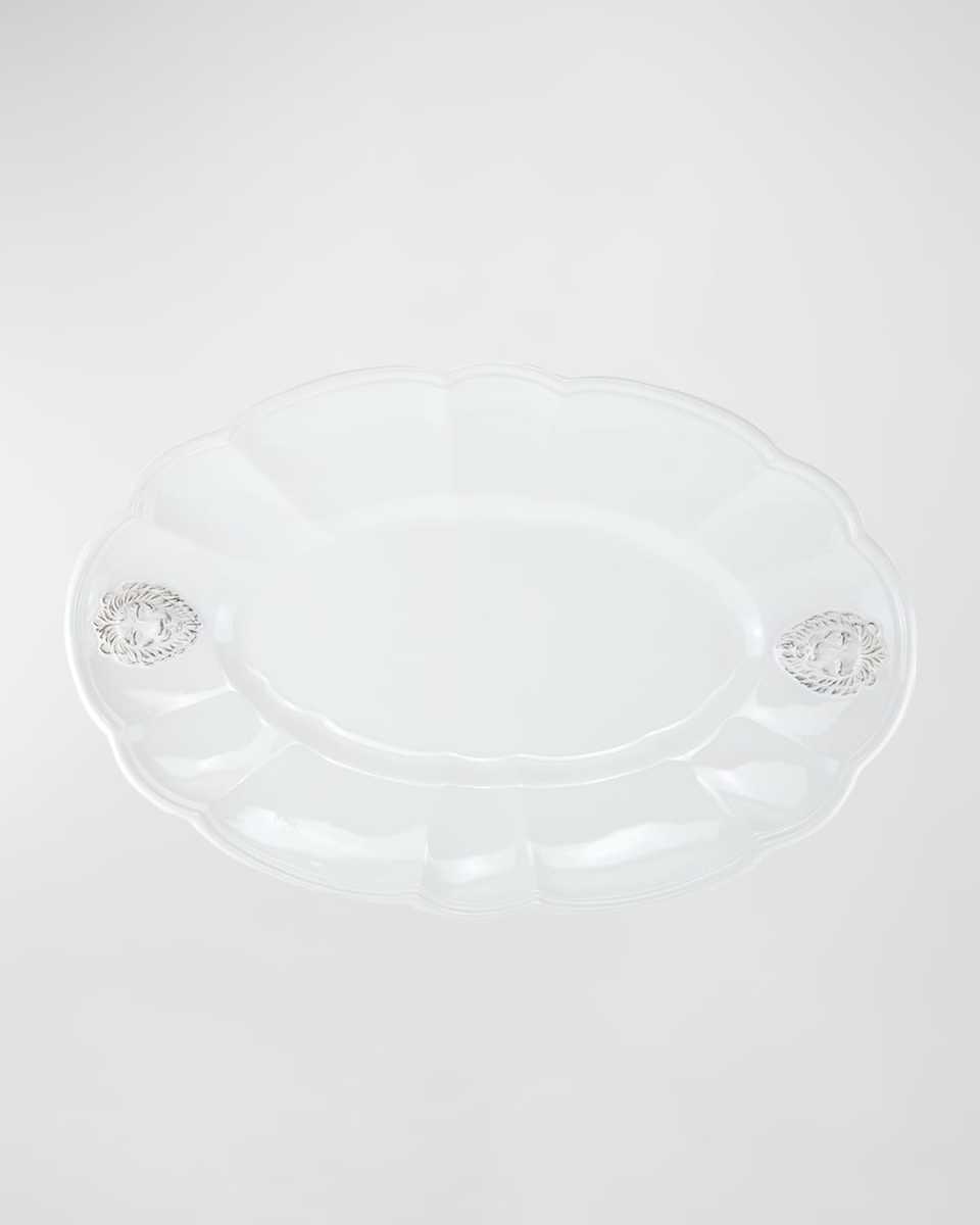 Renaissance Leone Oval Scalloped Platter