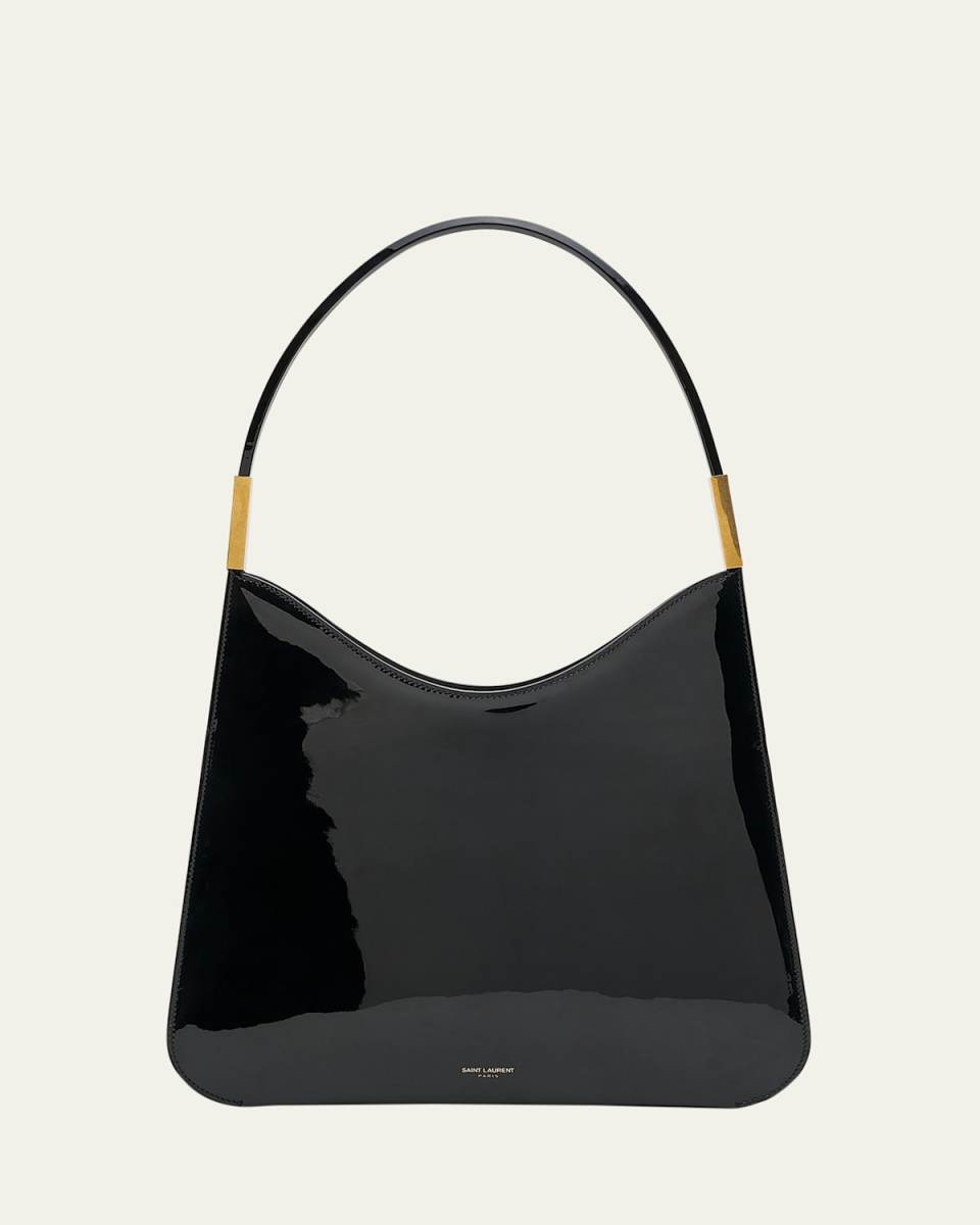 Sadie YSL Patent Leather Hobo Bag