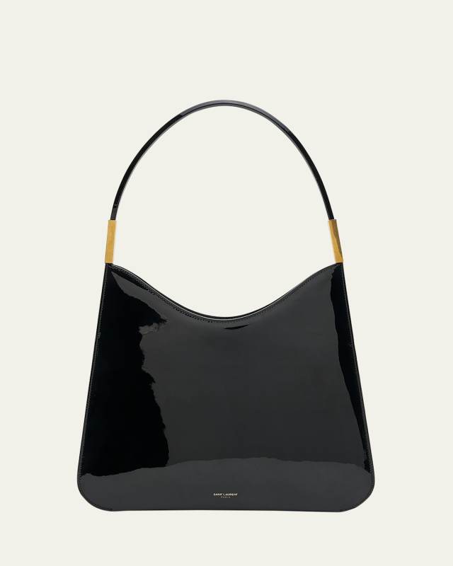 Sadie YSL Patent Leather Hobo Bag