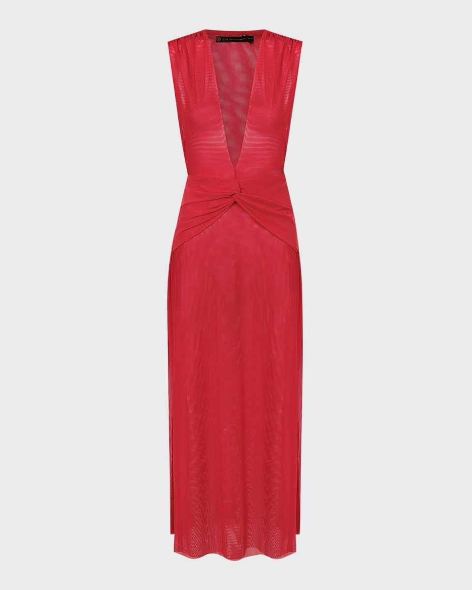 Solid Cindy Maxi Dress Coverup