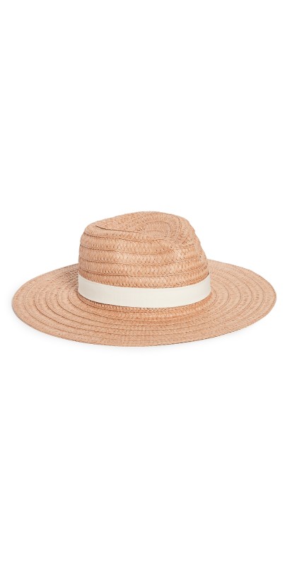 Madewell Packable Braided Straw Hat Natural Multi