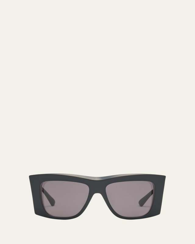 Beveled Acetate Rectangle Sunglasses
