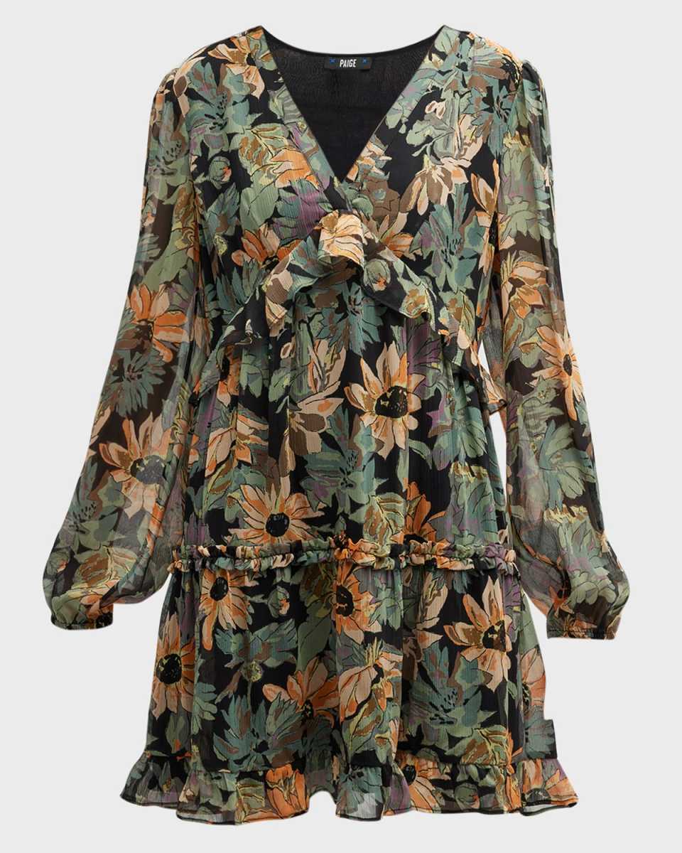 Misty Floral Ruffle Mini Dress