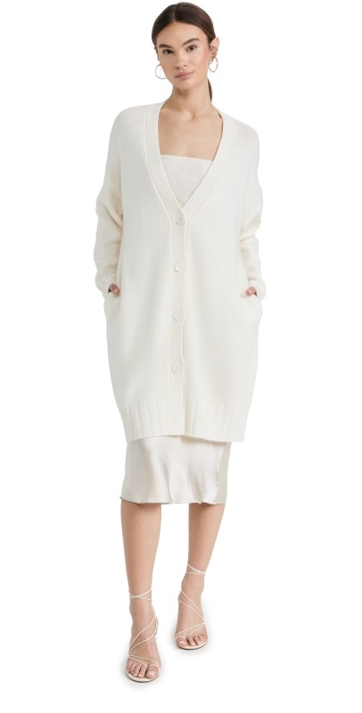 Sablyn Cashmere Cardigan Gardenia