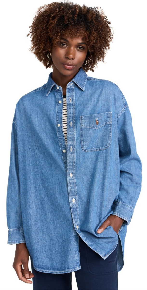 Polo Ralph Lauren Big Pocket Denim Shirt Golfito Wash