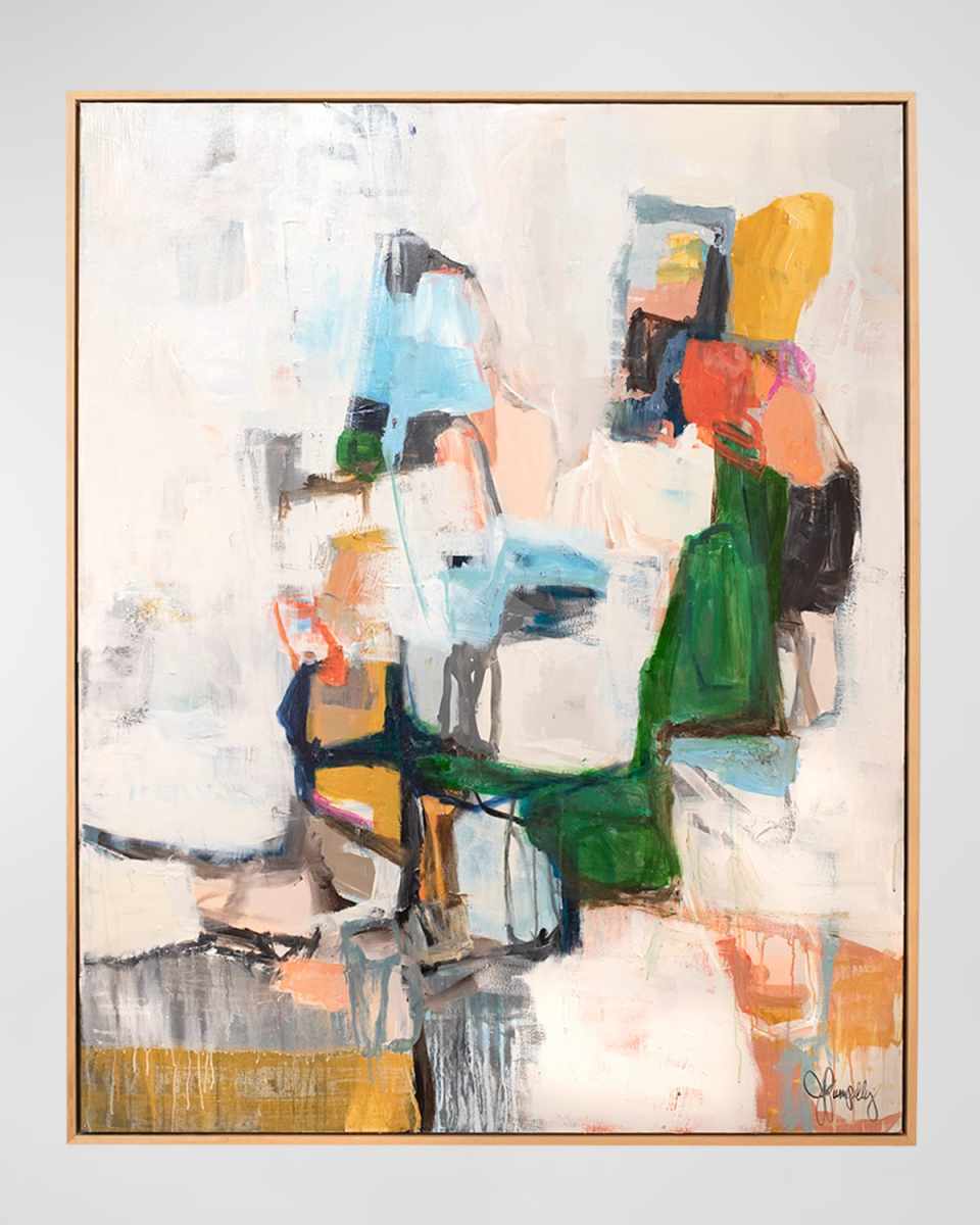 "Partner Without Prejudice" Mixed-Media Original by Jill Pumpelly