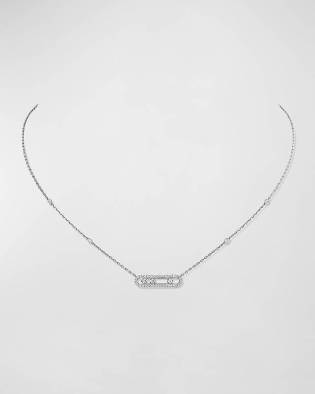 BABY MOVE PAVE DIAMOND NECKLACE