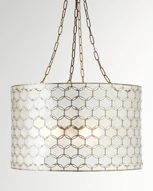 Felicity Capiz 3-Light Chandelier