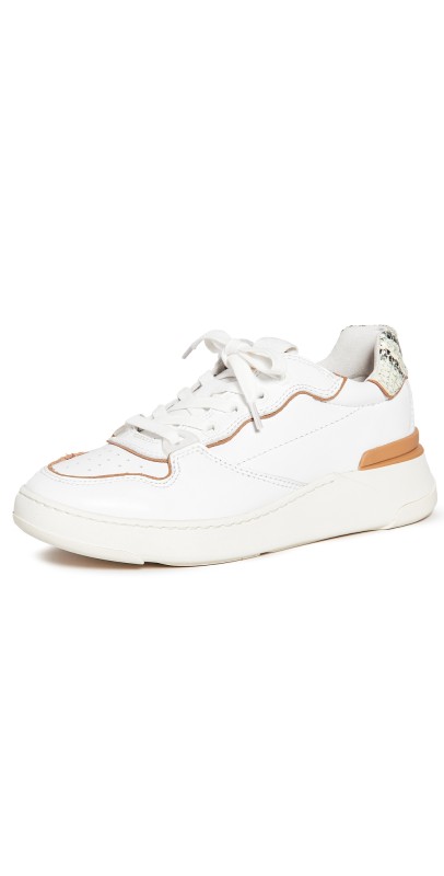 Veronica Beard Toma Sneakers White/Sand