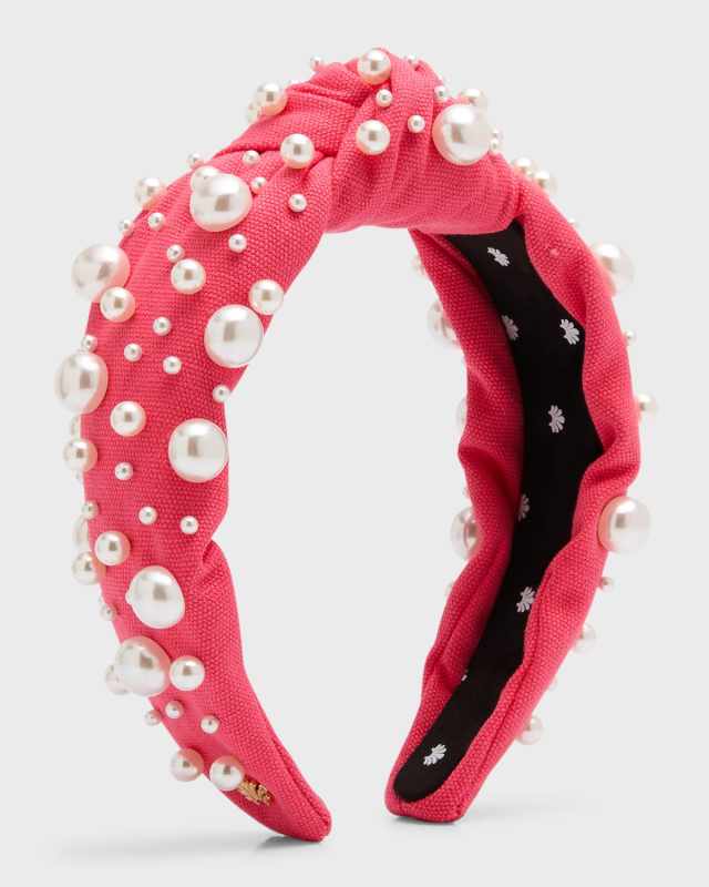 Pearly Woven Knotted Headband