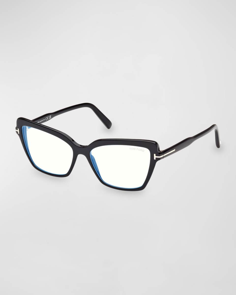 Blue Light Blocking Acetate Cat-Eye Glasses