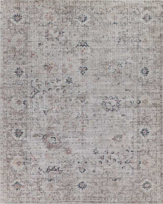 Cambridge Hand-Loomed Silver & Blue Rug, 6' x 9'