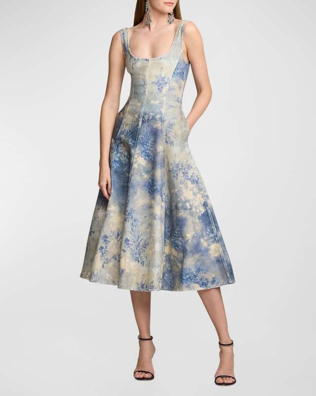 Tarian Denim Sleeveless Day Dress