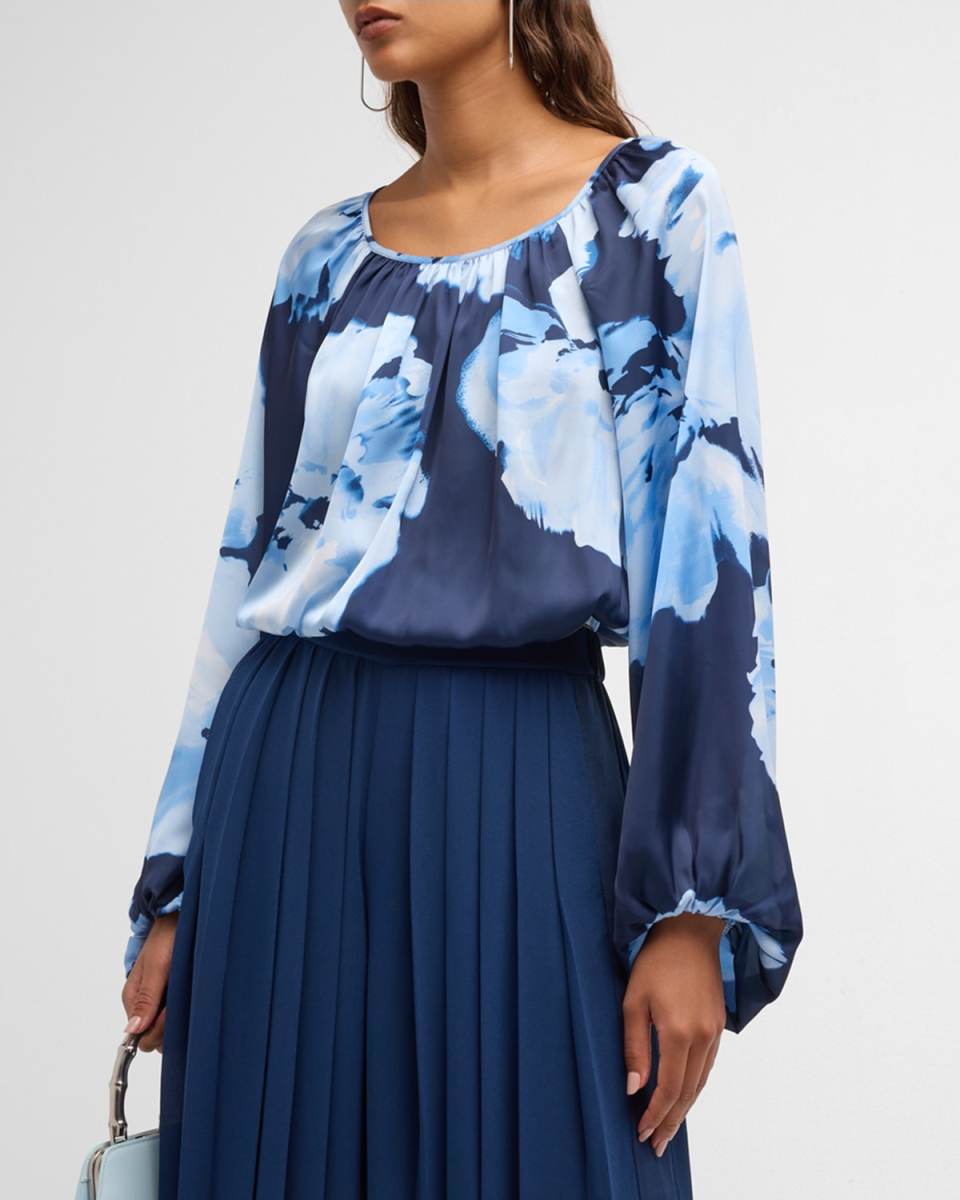 Aria Watercolor Bloom Blouse
