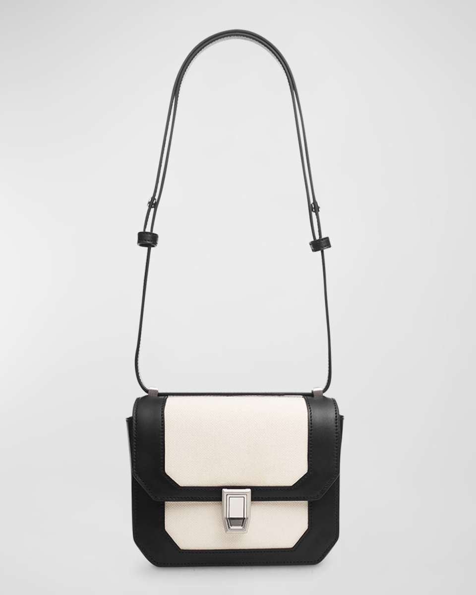 Max Small Canvas & Leather Crossbody Bag