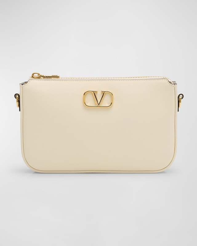 VLOGO Mini Leather Wallet on Chain