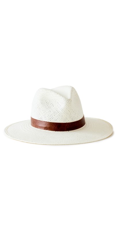 Janessa Leone Michon Straw Hat Bleach