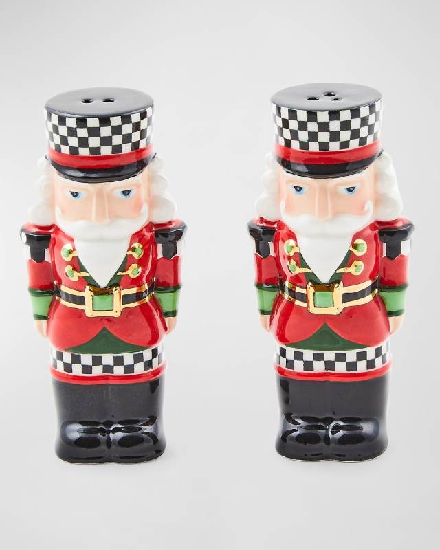 Classic Courtly Nutcracker Salt and Pepper Set
