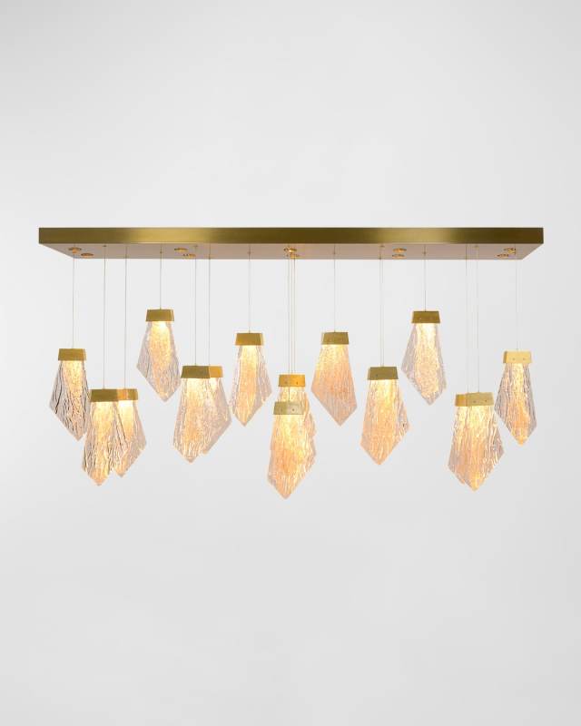 Lux 60" 27-Light Horizontal Chandelier