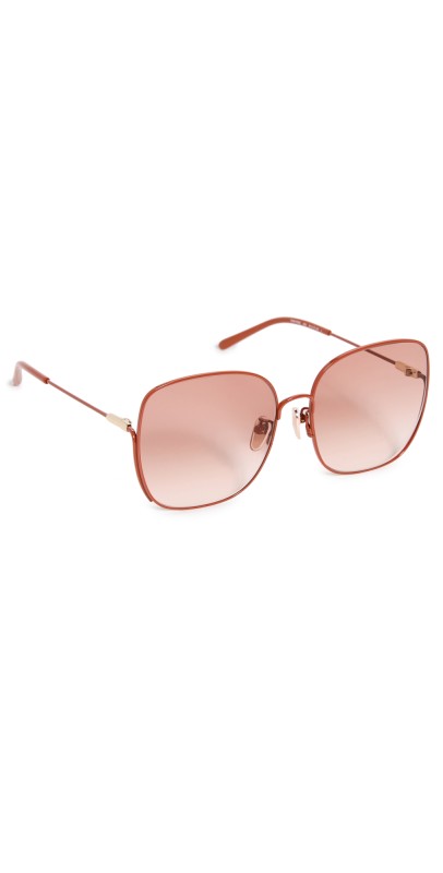Chloe Elys Sunglasses Brown Brown Orange