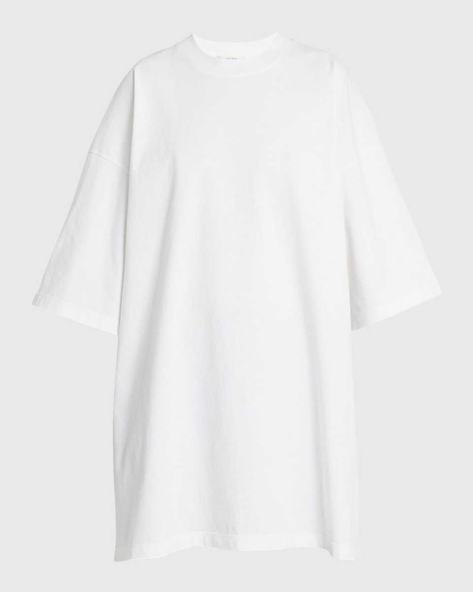 Isha Oversized Short-Sleeve Cotton Top