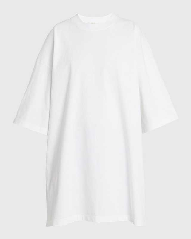 Isha Oversized Short-Sleeve Cotton Top