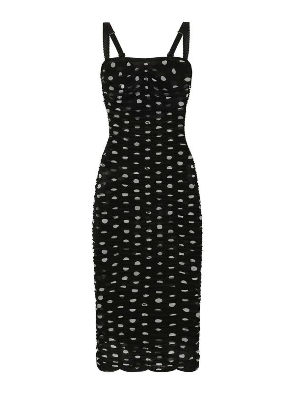 Dolce & Gabbana Robe Au Genou - Noir