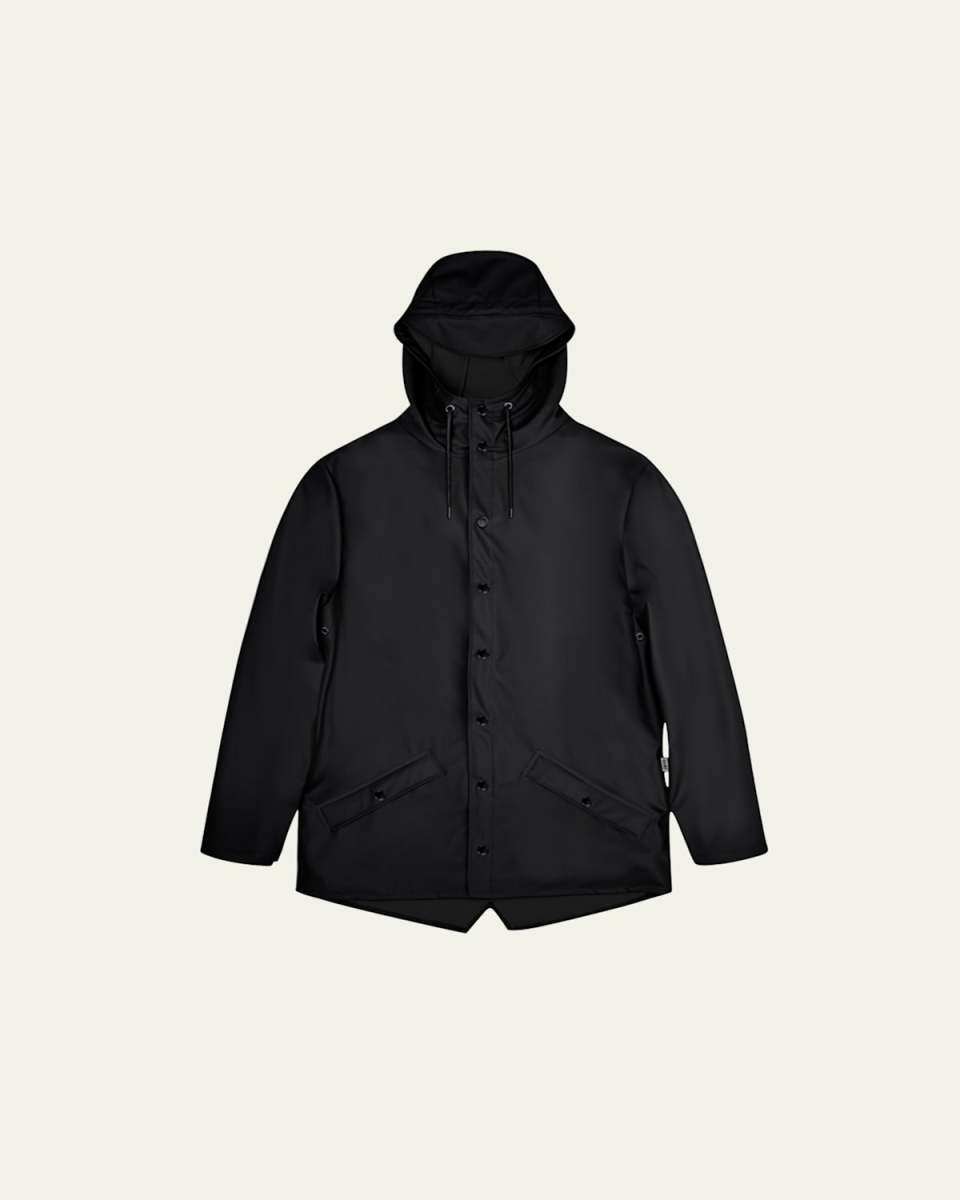 Snap-Front Hooded Jacket