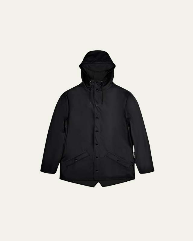 Snap-Front Hooded Jacket
