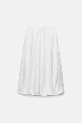 ZARA BALLOON MIDI SKIRT