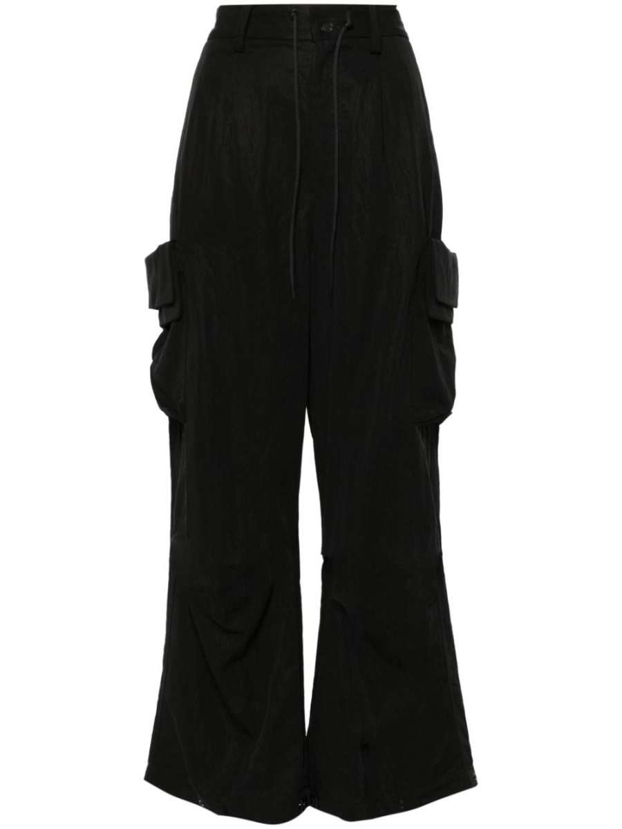 drawstring cargo trousers