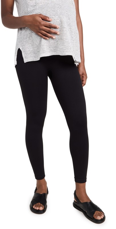 SPANX Mama Look at Me Now Leggings Very Black