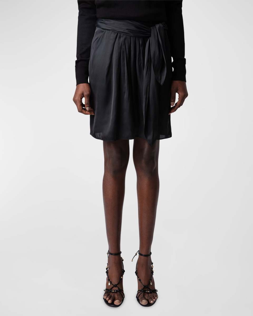 Joji Satin Mini Skirt