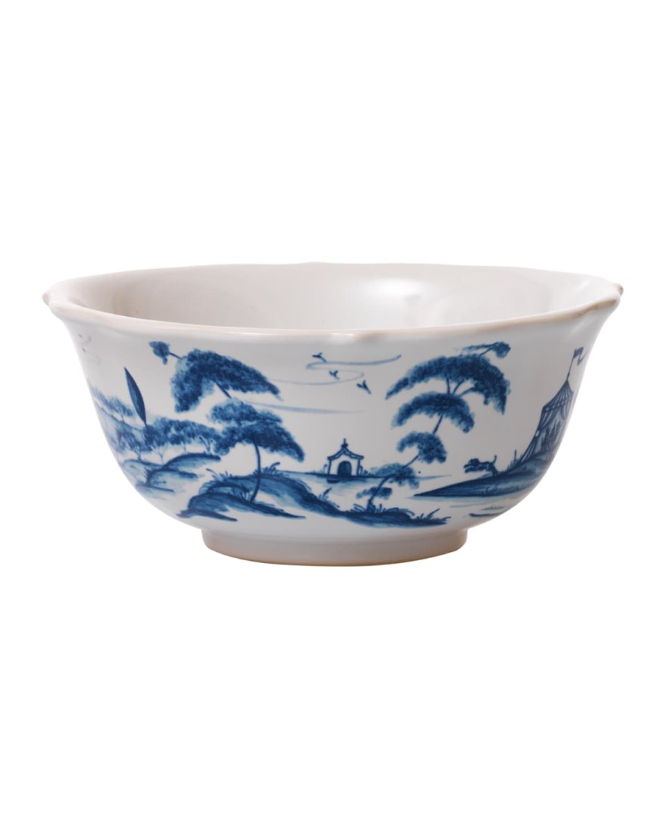 Country Estate Delft Blue Cereal/Ice Cream Bowl