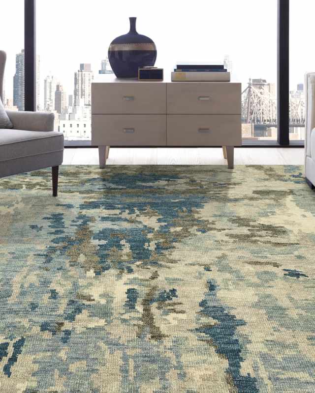 Lambeth Hand-Knotted Rug, 3' x 10'