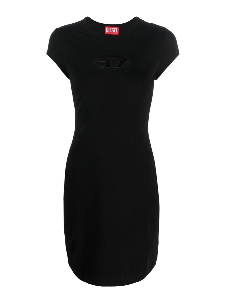 Diesel Robe Courte - Noir