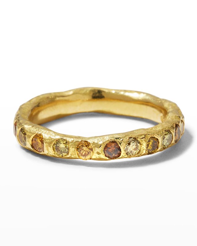 Old Money Fancy Diamond Eternity Band