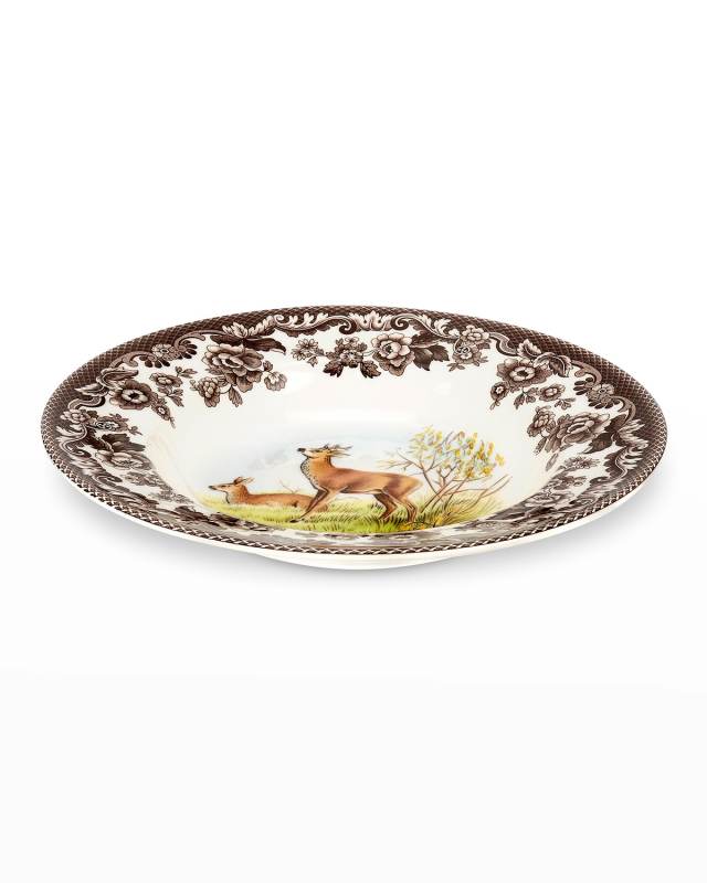 Woodland Deer Soup Plate