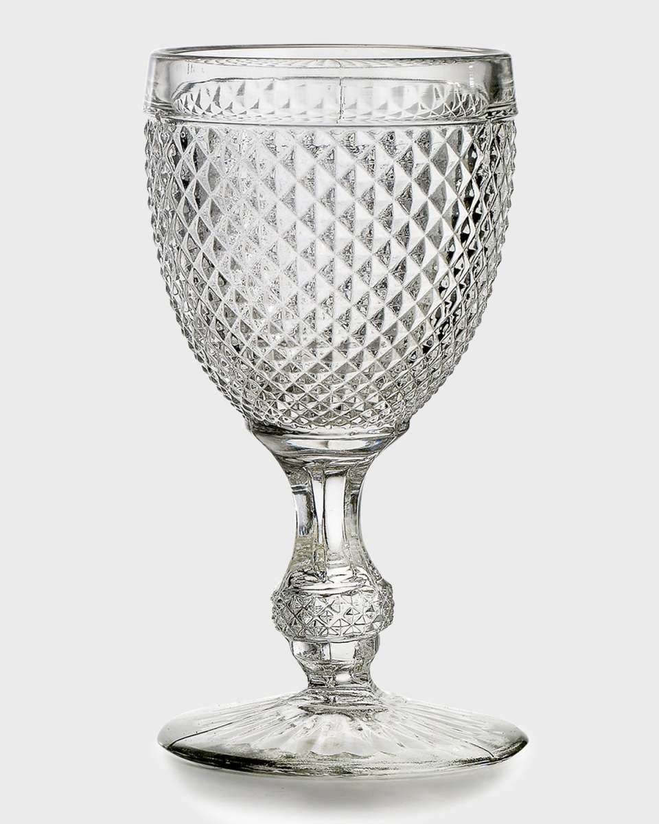 Bicos Clear Water Goblet Glass