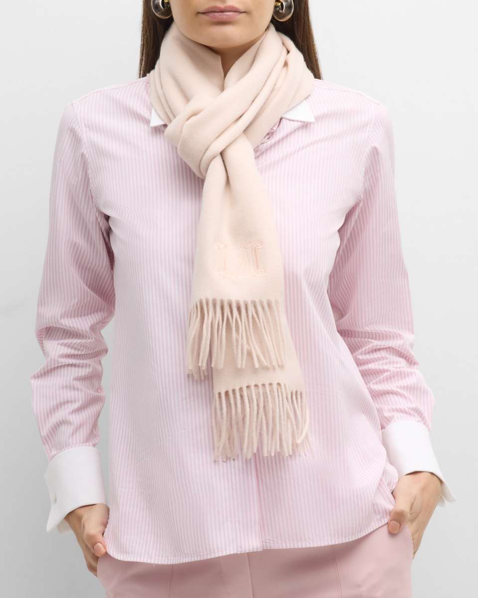 WSDalia Fringed Cashmere Scarf