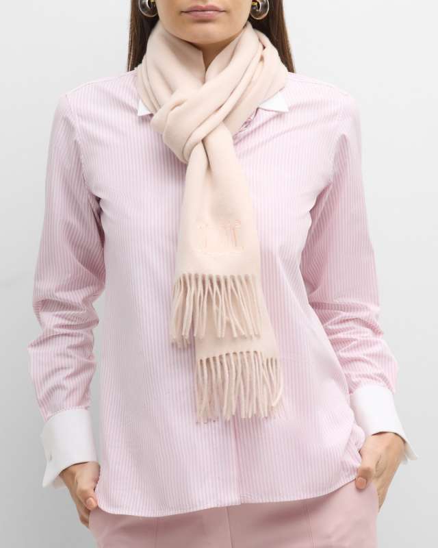 WSDalia Fringed Cashmere Scarf