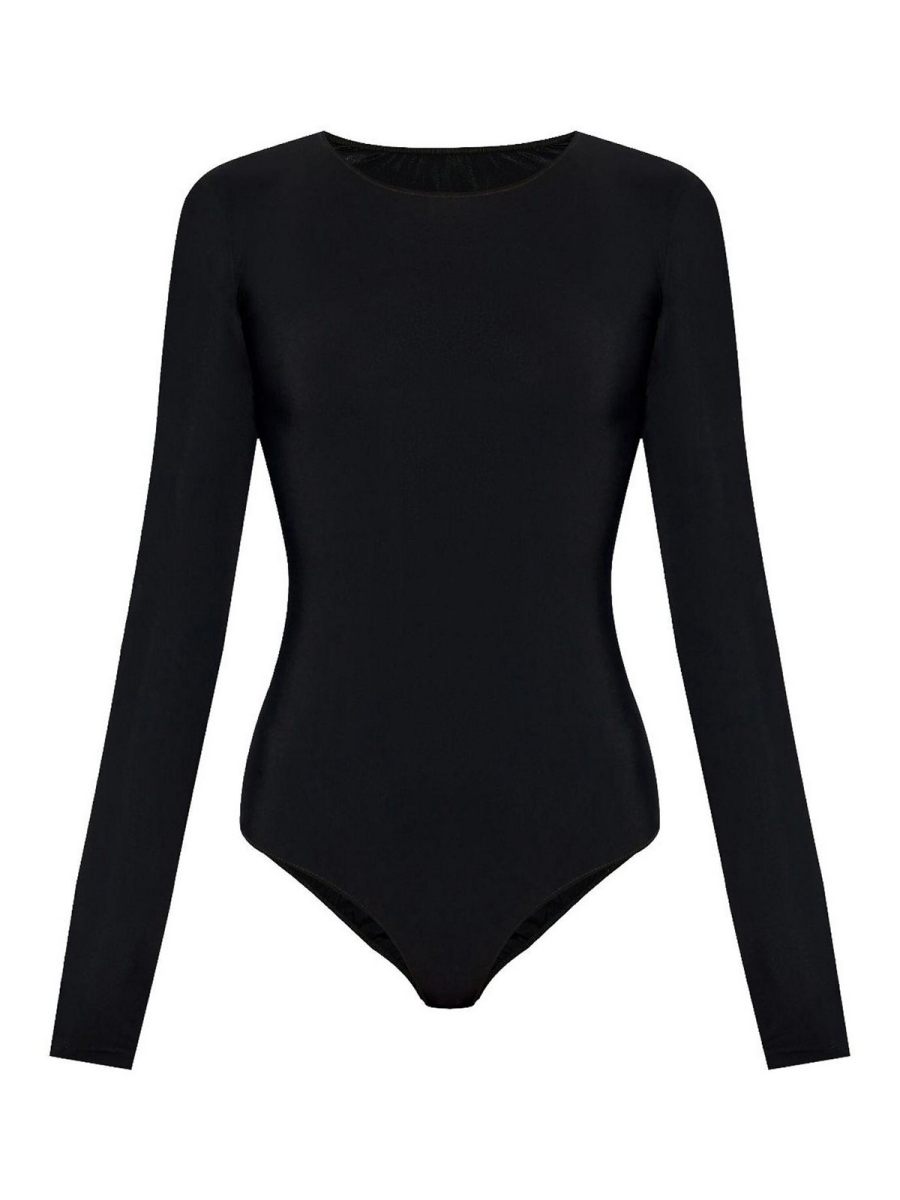 MM6 Maison Margiela Pull Col Rond - Noir