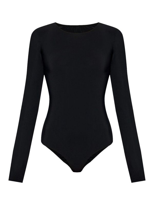 MM6 Maison Margiela Pull Col Rond - Noir