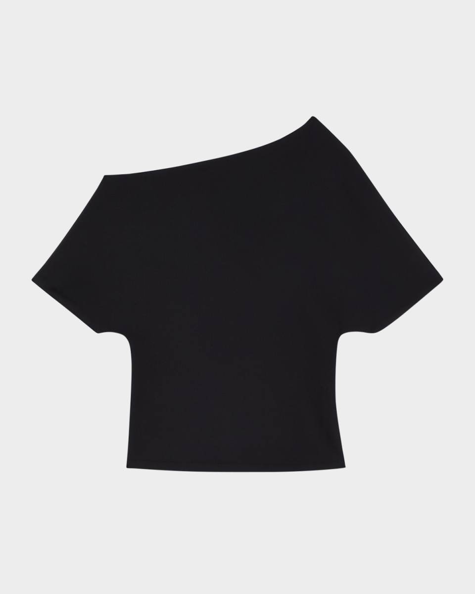 Asymmetric Short-Sleeve Top