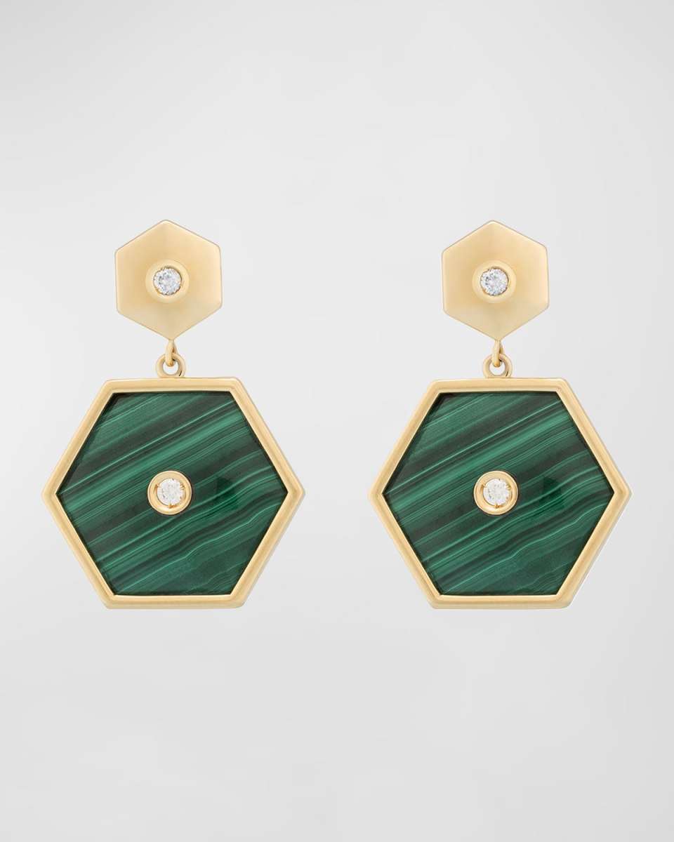 Baia Sommersa 18K Yellow Gold Diamond Drop Earrings